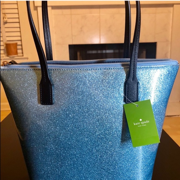 SOLD ❌ KATE SPADE Mavis Street blue bag NWT - Picture 6 of 7